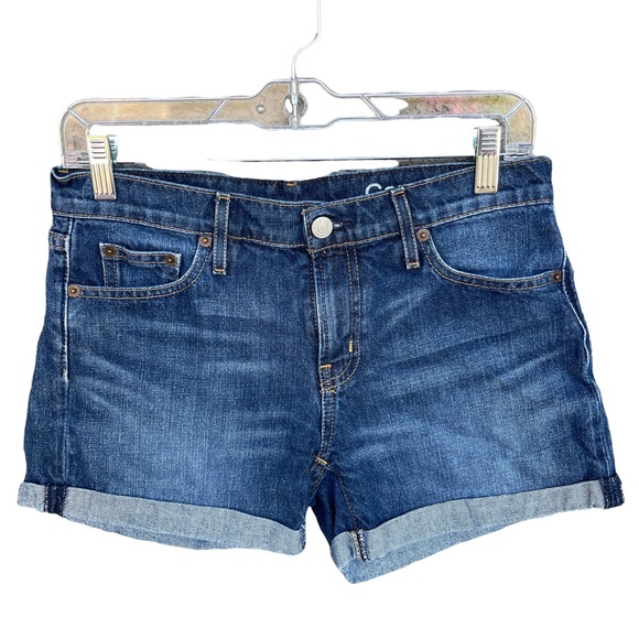 Gap 1969 Cuffed Jean Shorts Size 25 - Picture 1 of 9